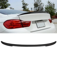 Rear Trunk Spoiler For BMW 4 Series F32 Coupe 2DR 2014-2020 Carbon Fiber Look