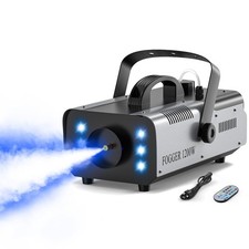 1200W RGB Fog Machine, 6 Colorful LED Lights for Smoke Machine Indoor/Outdoor...