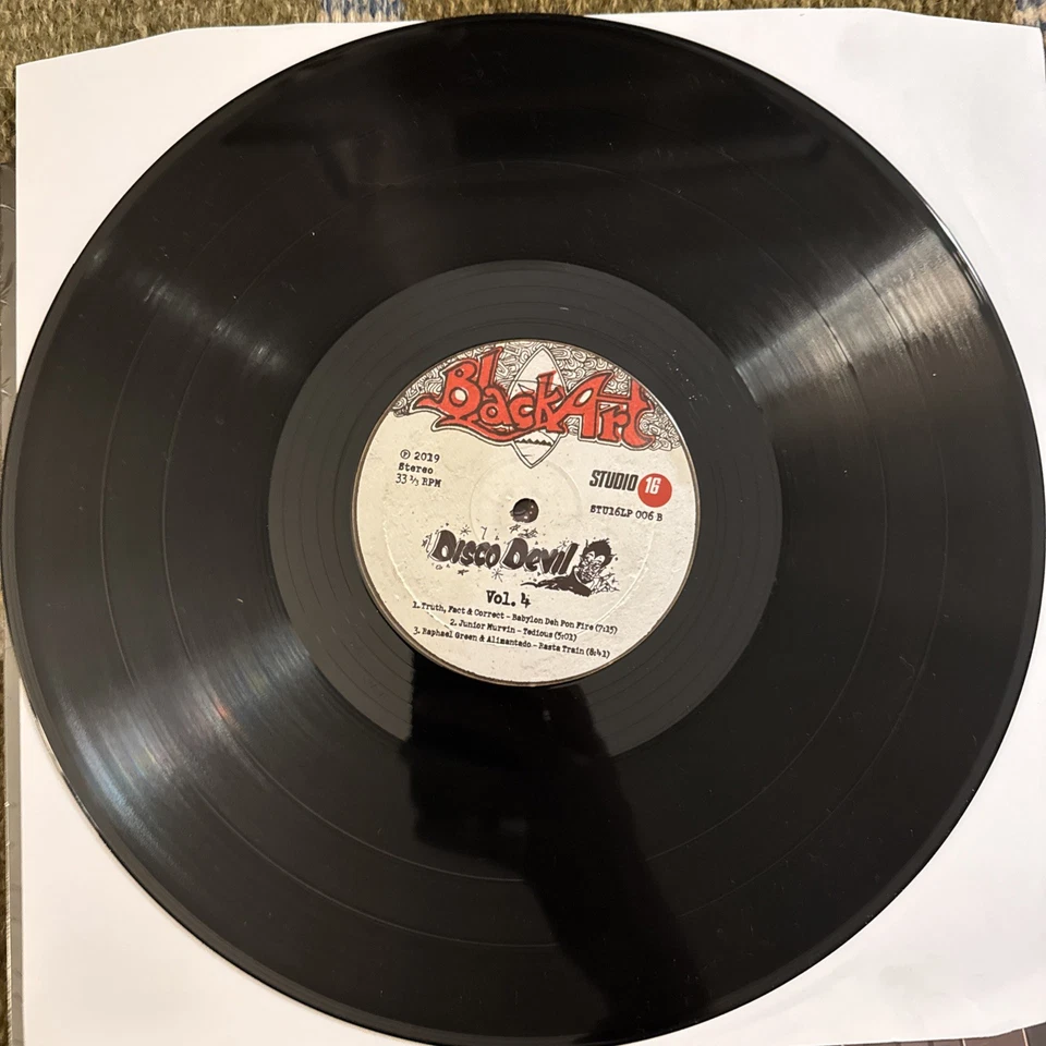 Lee Scratch Perry Disco Devil Vol 4 LP, Comp 2020 - UK Label  Studio 16 - Image 3 of 3