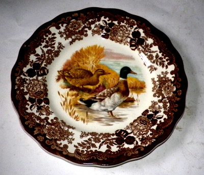 Royal Worcester Palissy Spiel Serie Teller 9''