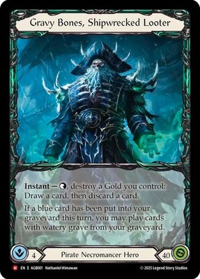 FAB   Gravy Bones, Shipwrecked Looter  - Armory Deck: Gravy Bones Card # 001