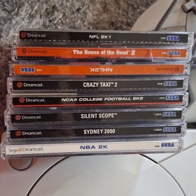 SEGA Dreamcast , 8 Games, 2 Controller, 2 Starfire,2 Memory Card 