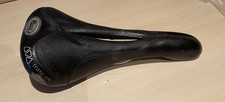 SELLE ITALIA FLITE MAX Black GEL FLOW Sattel Anatomic Groove Scuff Edges Vintage