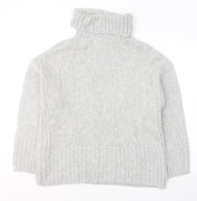 Grauer Pullover Pulli Damen UK Größe S Dunnes Stores