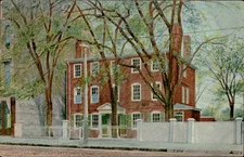 Postcard: Portland Maine Longfellow House