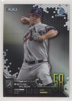 2019 Bowman Bowman Scouts' Top 100 Bryse Wilson #BTP-58 c7w