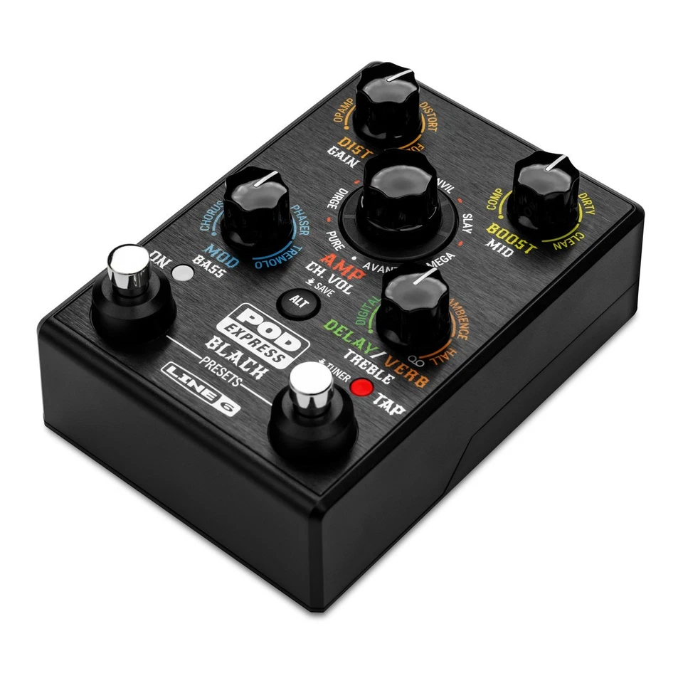 New Line 6 POD Express Black Portable Amp & Effects Processor Guitar Pedal - Image 4 of 4