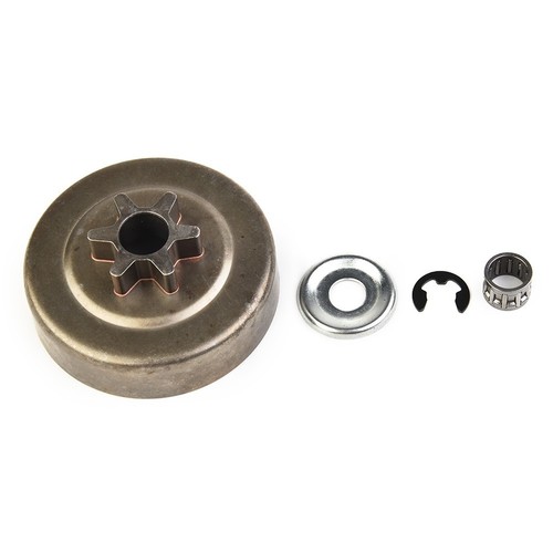 eMagTech 3/8 6T Clutch Drum Sprocket Washer E-Clip Kit Compatible with STIHL Chainsaw 017 018 021 023 025 MS170 MS180 MS210 MS230 MS250