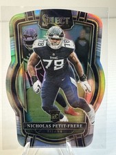 2022 Panini Select Nicholas Petit-Frere RC Club Silver Holo Prizm Die Cut SP 205