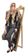 A5585 FUCHSSTOLA ECHT PELZ STOLA FUCHS KRAGEN - REAL FOX FUR STOLE COLLAR