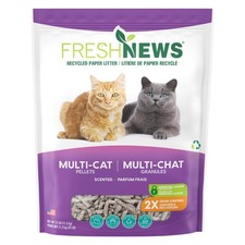 Multi-Cat Non Clumping Paper Cat Litter, 25 Pound, Packaging May Vary 1.43 per pound