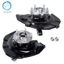 2x Front LH&RH Steering Knuckle & Wheel Hub Bearing Assembly for Toyota Lexus