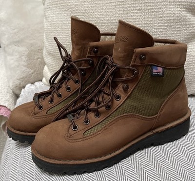 Danner Light II 6'' Brown W's Sz 8.5 M Leather/Fabric Upper Gore-Tex Lining NEW