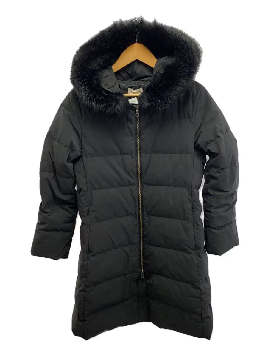 PLST Long Down Jacket, Size L, Polyester, Black, … - image 1