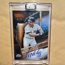 Topps 2024 Chrome Black Wade Boggs Red Sox Auto #CBA-WB Orange /25