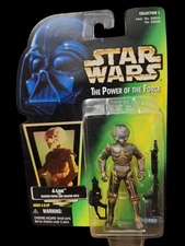 Star Wars The Power of the Force 4-Lom w/ Blaster Pistol and Blaster Rifle