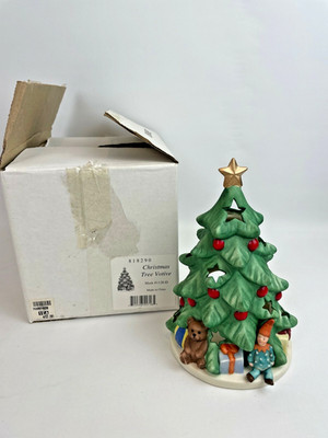 Goebel Christmas Tree Votive Candle Tea Light New in Box