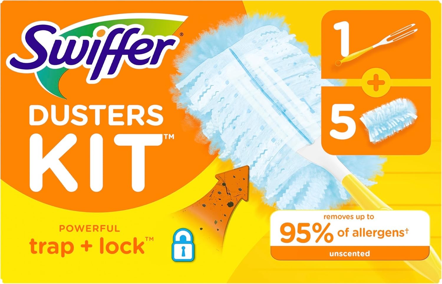 Starter Kit With 1 Handle And 5 Disposable Dusters