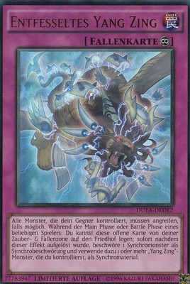 Yu-Gi-Oh! Entfesseltes Yang Zing Ultra Rare DUEA-DEDE2 (Near Mint)