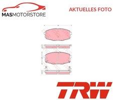 SATZ BREMSBELÄGE BREMSKLÖTZE VORNE TRW GDB3342 A FÜR KIA (DYK) FORTE 1.6,2.0