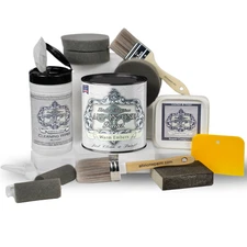 ALL-IN-ONE Paint, Bond-N-Flex Vinyl & Leather Repair Kit - Warm Embers