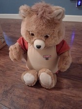 Vintage Orginal 1985 Teddy Ruxpin Bear Non-working With Books 10 Tapes 12 