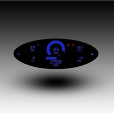 6-gauge Universal Panel Blue Led Digital Intellitronix Dp10007b Usa Made
