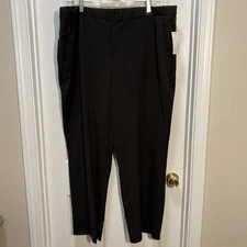 CJ Banks Womens Pants Size 24W Moderately Curvy Fit Trouser Comfort Waist Black