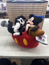 Disney Store 70th Anniversary Mickey Mouse Bean Bag Set Of 4 70 Happy Years