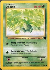 Oddish 63/82 Team Rocket Pokemon TCG 1999 LP