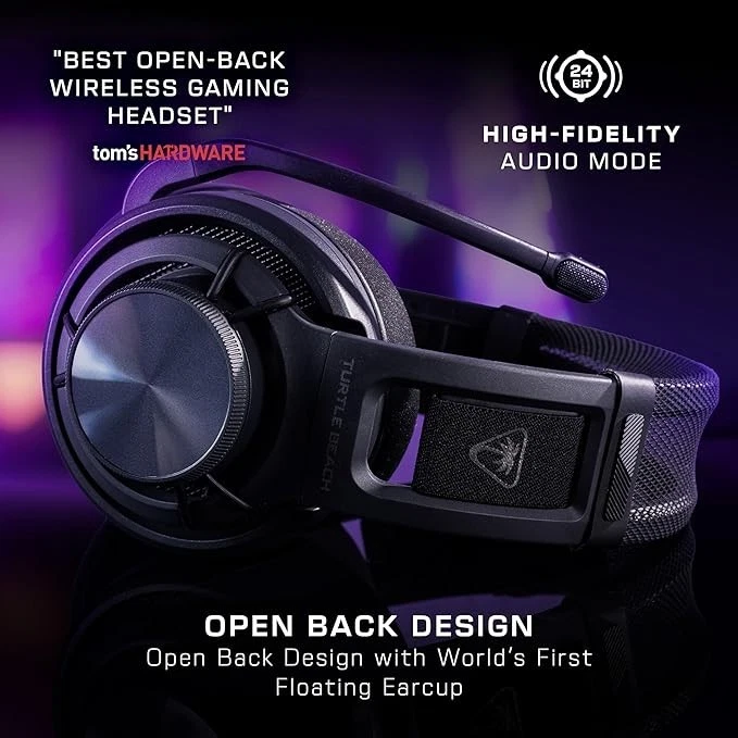 Cuffie da gioco PC Turtle Beach Atlas Air Aperte Wireless per PC PS5 PS4 Mobili - Immagine 2 di 4