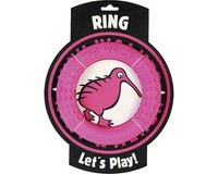 Hundespielzeug Kiwi Play Ring Maxi Pink 17,5 X 2,5 Cm