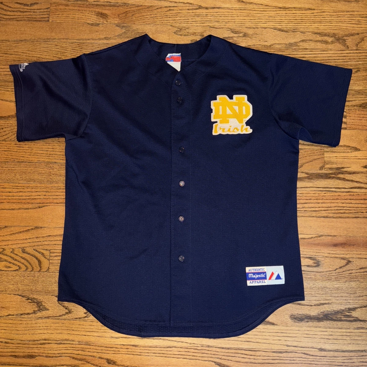 Maillot Vintage Homme Notre Dame Fighting Irish – Colosseum Baseball – Taille XL Bleu