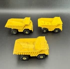 Hot Wheels CAT Dump Truck 1979 Caterpillar Heavy Equipment 1:64 Toy 777 Lot of 3