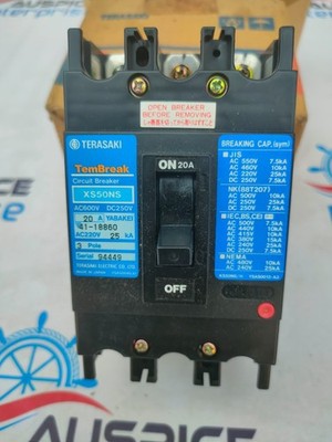 TERASAKI CIRCUIT BREAKER XS50NS 20A 3P PM