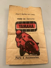 Vintage Yamaha Paper Bag, Parts & Accessories Sack Featuring Kenny Roberts