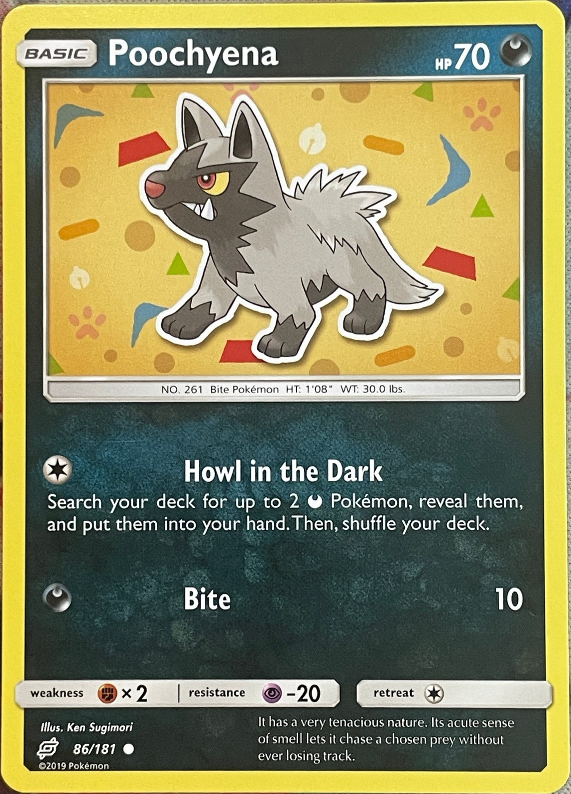 Poochyena - 86/181 - Team Up Pokemon 2019