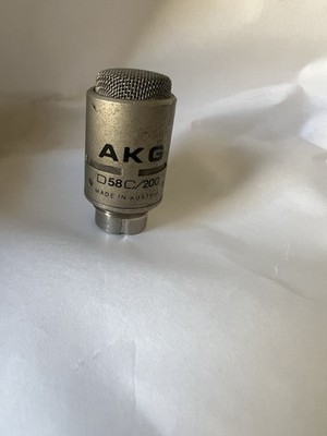 AKG D58 C200 Vintage Dynamisches Mikrofon - Hyperniere - getestet funktioniert