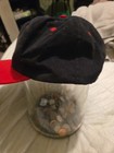 Rare Vintage 1990s Sea World Shark Snapback Hat Black And Red Great White Shark — photo 4