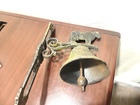 LARGE Vintage Cast Iron Cow Dinner Bell Wall Mount Ranch Farmhouse