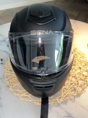 SENA Momentum M Bluetooth Integralhelm Gr. L   Matt Schwarz   Top Zustand