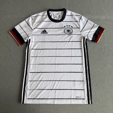 Adidas Germany Deutscher Fussball-Bund Jersey Adult Small Striped 2020/2021 Home