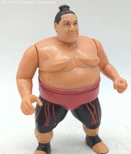 1993 Hasbro WWF Yokozuna Series 8 Red Card Loose WWE Titan Sports Figure