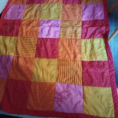 Patchwork/Quiltdecke- Handarbeit - Unikat - ca 205cm x 150cm