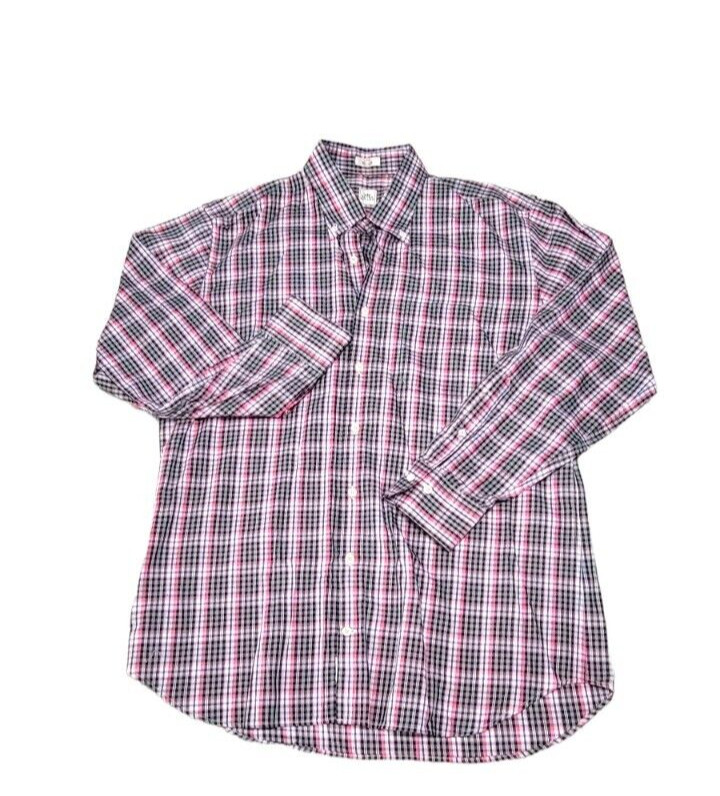 PETER MILLAR Large Multicolor Bright Checked Plai… - image 1