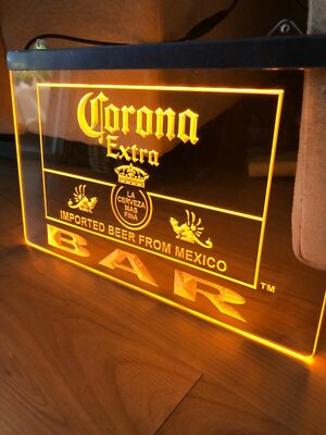 CORONA EXTRA BAR BIER LED Neonlicht Schild Pub Club Zuhause Zimmer Bestes Ges...