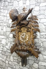Beautiful large cuckoo clock wall clock wooden clock black forest