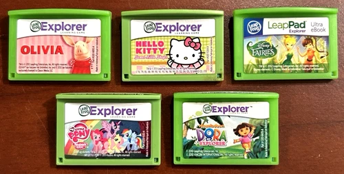 5 Leap Frog LeapPad Explorer Learning Game lot  LeapPad 1 2 3 XDI Ultra Ultimate