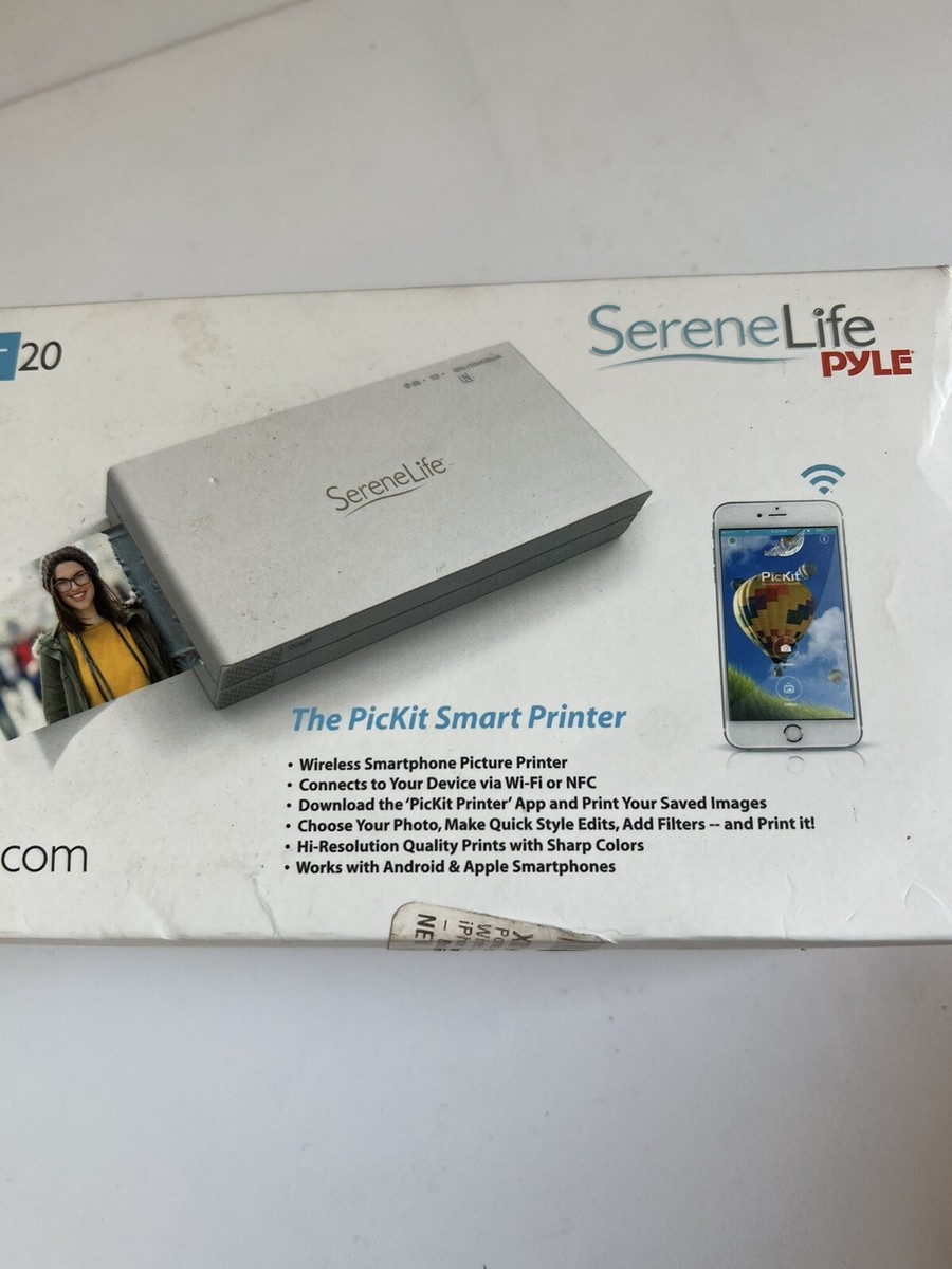 SereneLife PICKIT20 Portable Instant Wireless Digital Picture
