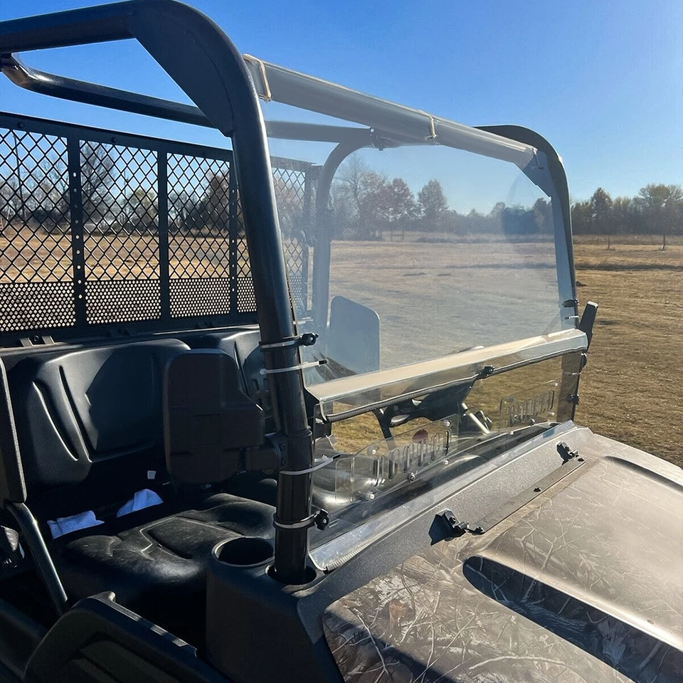 Parabrisas ventilado transparente UTV / SXS para KUBOTA RTV X900 X1120 X1130 X1140 2 PIEZAS Foto 2 de 4